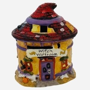 Halloween Witch Workroom Ceramic Statue Structured Art Decor 4”